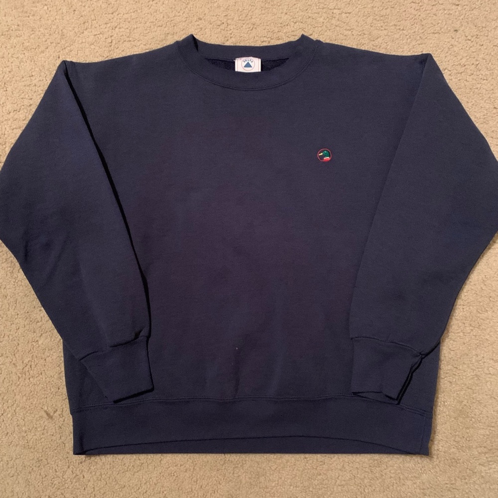 Vintage 90s Duck Head Sweatshirt Made in USA Size Large